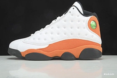 RETRO BLACK JORDAN STARFISH 414571-108 AIR 13 WHITE 0708